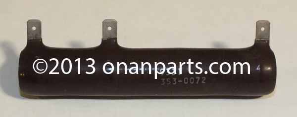 Onan 353-0072 Resistor NH & BFA Utility
