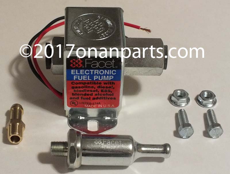 Facet Universal Electric Fuel Pump 12V 1.5-4PSI 40104
