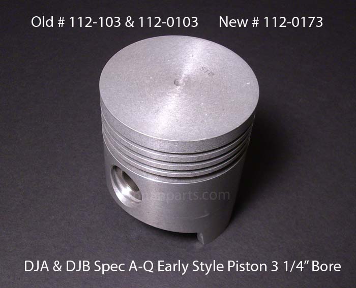 112-0103/112-0173 DJA DJB DJC STD Piston NOS