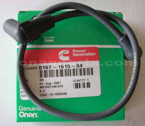 Onan 167-1615-04 Spark Plug Wire P & B Series 18.5" Long