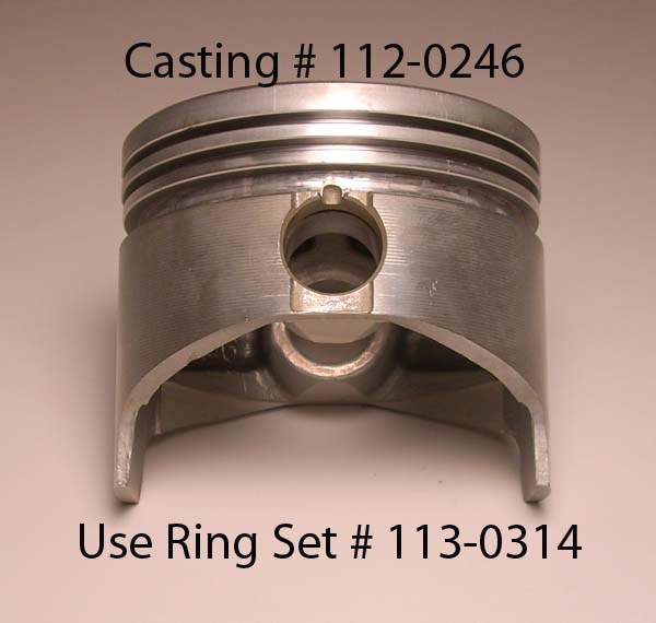 112-0186 Used STD Piston B & P Series Casting # 112-0246