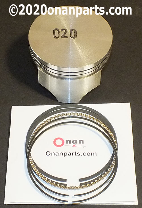 Onan 112-0264-02 +.020 New Piston with Rings. Without Wrist Pin