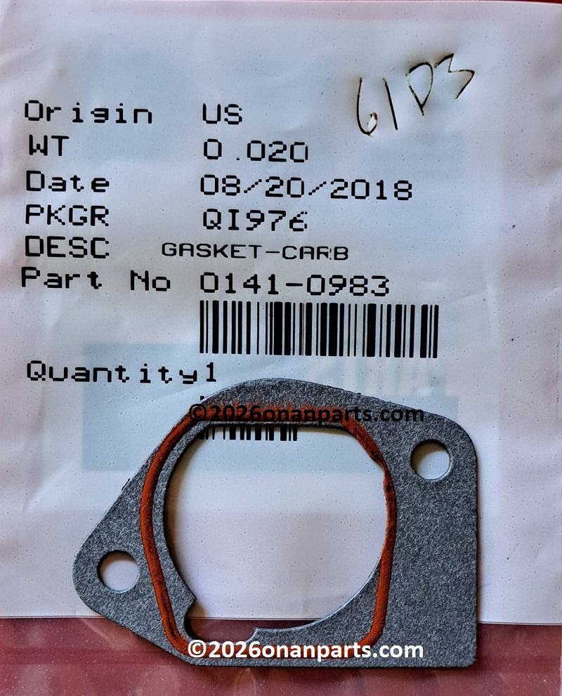 141-0983 New Carb Gasket HGJAB 141-0983 New Carb Gasket HGJAB