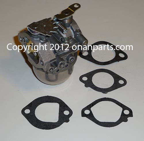 thumbnail interactive-video image 1 of Onan Carburetor Assembly For BGE BGD BGDL Generators | Replaces 146-0631 & More 1 of 5