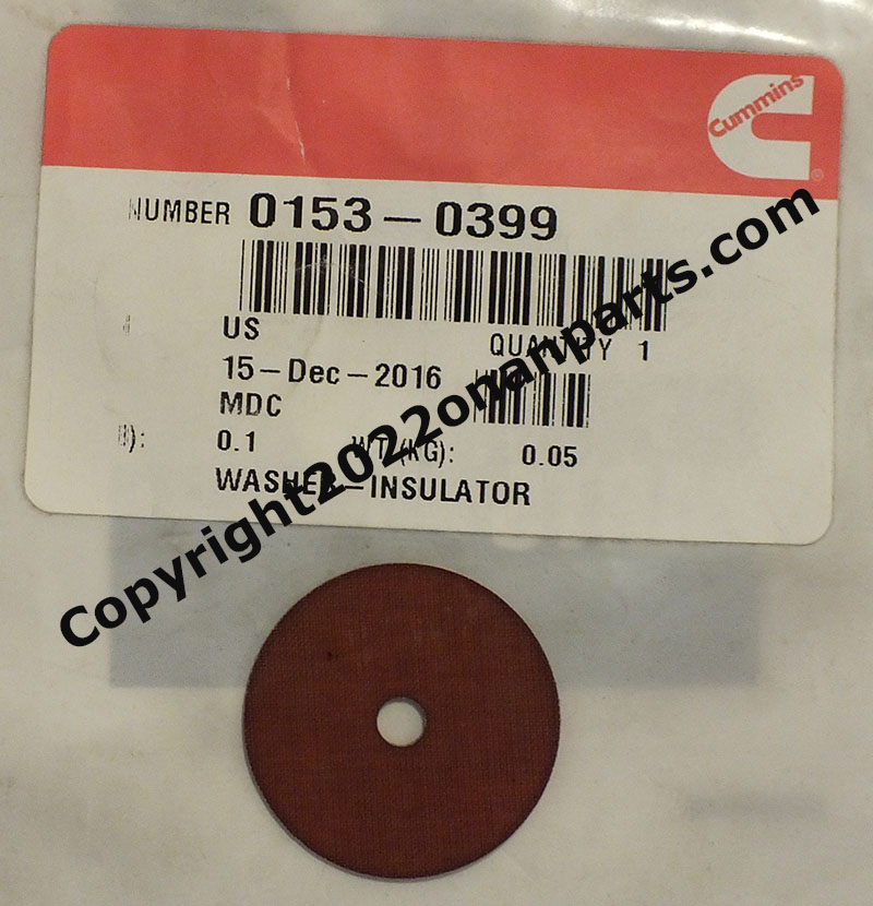 153-0399 Washer, Insulator For Thermal Chokes