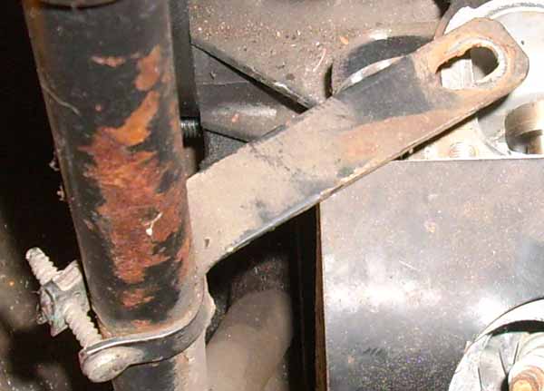 123-1612 Used dipstick bracket 123-1612 Used dipstick bracket