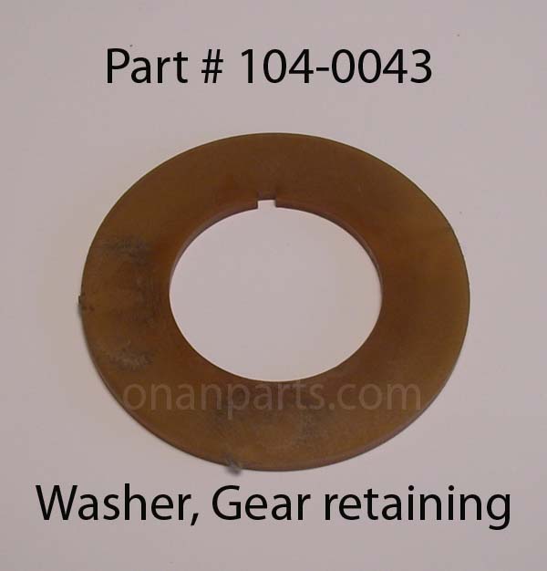 104-0043 Used Washer, Gear Retaining. CCK B P & N Series